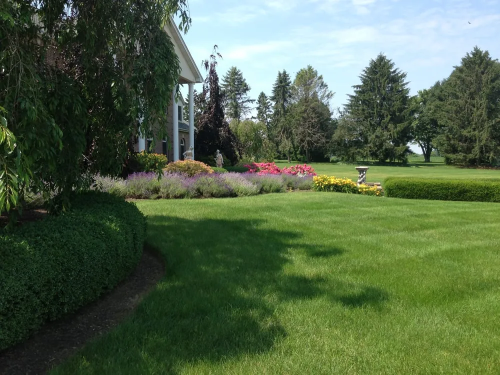 Custom residential landscaping in Zionsville, PA by Turfpro