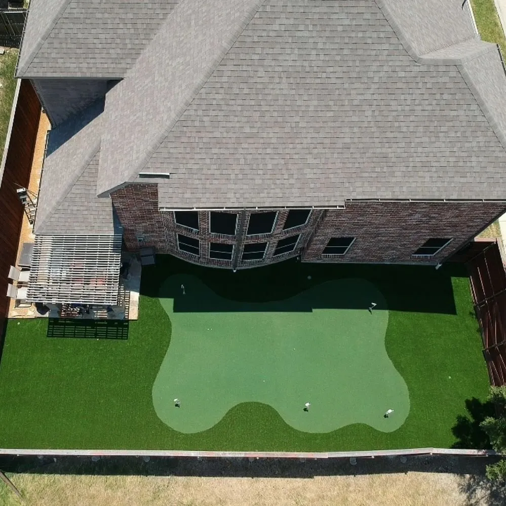 Custom garden landscaping in Dallas, TX - TurfRocks