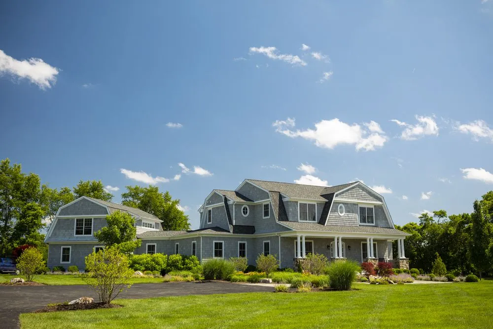 Custom outdoor landscaping in Haymarket, VA by Turf's Up!