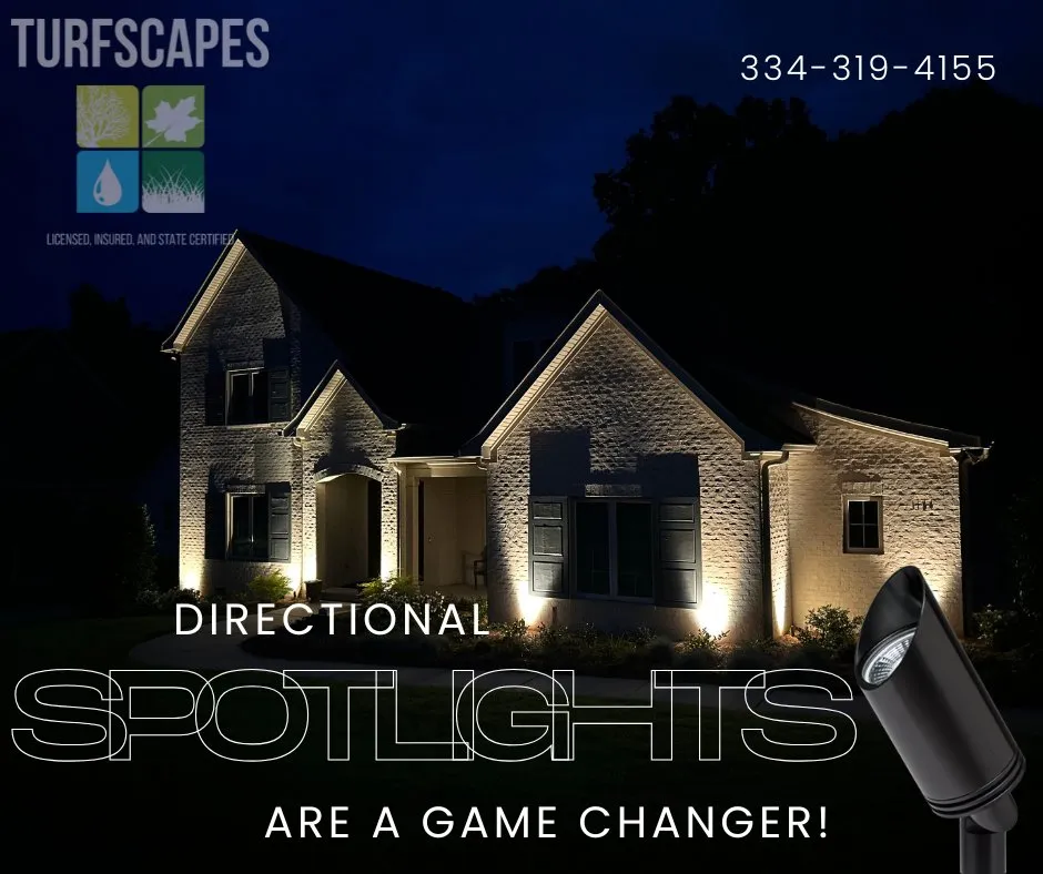 Top-rated residential landscaping with custom design across Auburn, AL - Turfscapes Outdoor Lighting