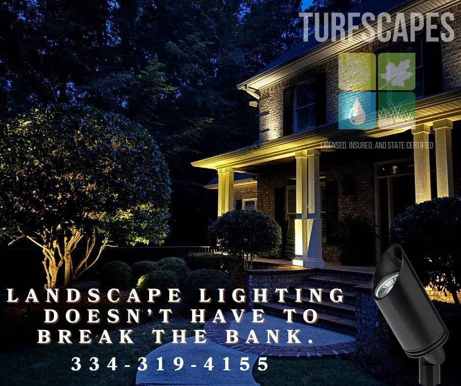 Custom lawn care service experts serving Auburn, AL - Turfscapes Outdoor Lighting