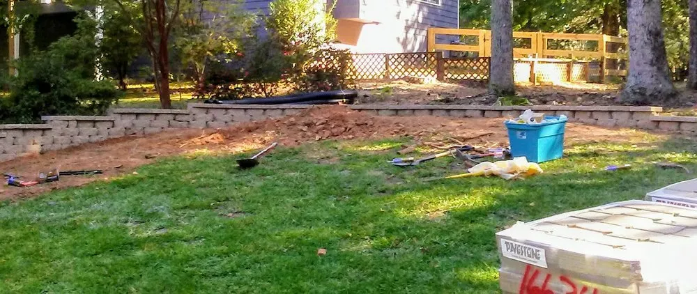 Custom landscape installation in Kingston, GA - Turfscapes Professional