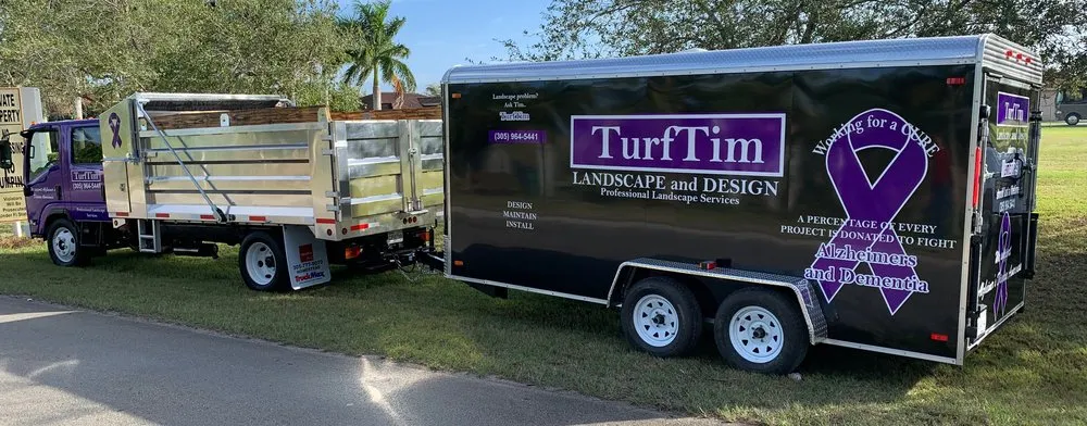 Top-rated yard cleanup service for beautiful yards in Miami, FL by TurfTim Landscape and Design