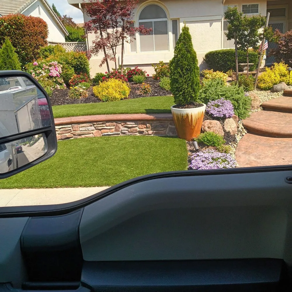 Reliable lawn care service for homes in Auburn, CA by Turiace Landscaping