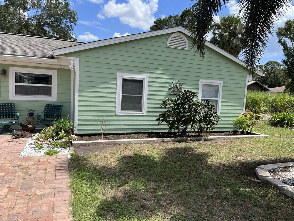 Custom outdoor landscaping near you in North Port, FL by Turks Services