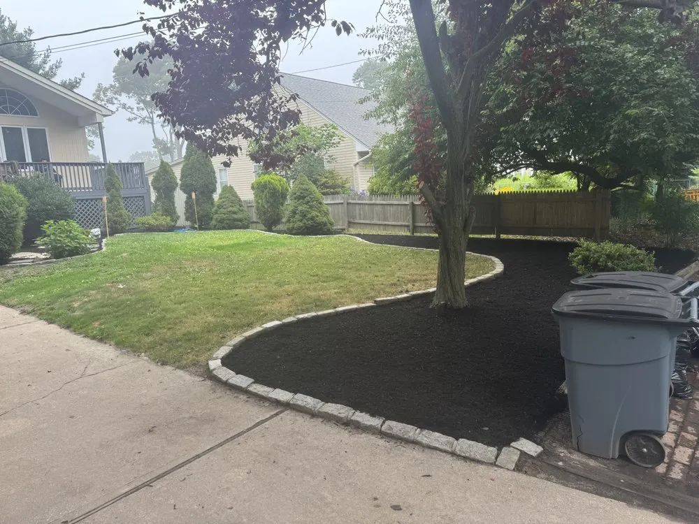 Custom landscape design for beautiful yards across Shirley, NY - Turn Up Ur Lawns