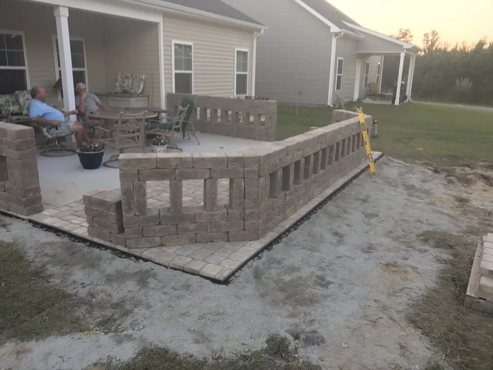 Custom yard cleanup service with custom design across North Myrtle Beach, SC - Turnage Landscaping & Hardscapes