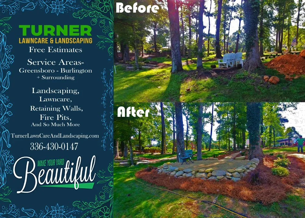 Trusted yard cleanup service for beautiful yards across Pleasant Garden, NC - Turner Lawn Care & Landscaping