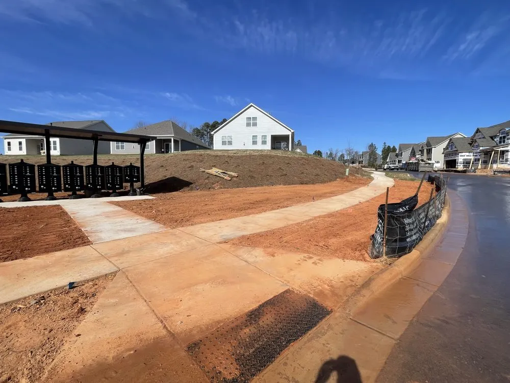 Professional outdoor landscaping in Unionville, NC by Turner Site Services