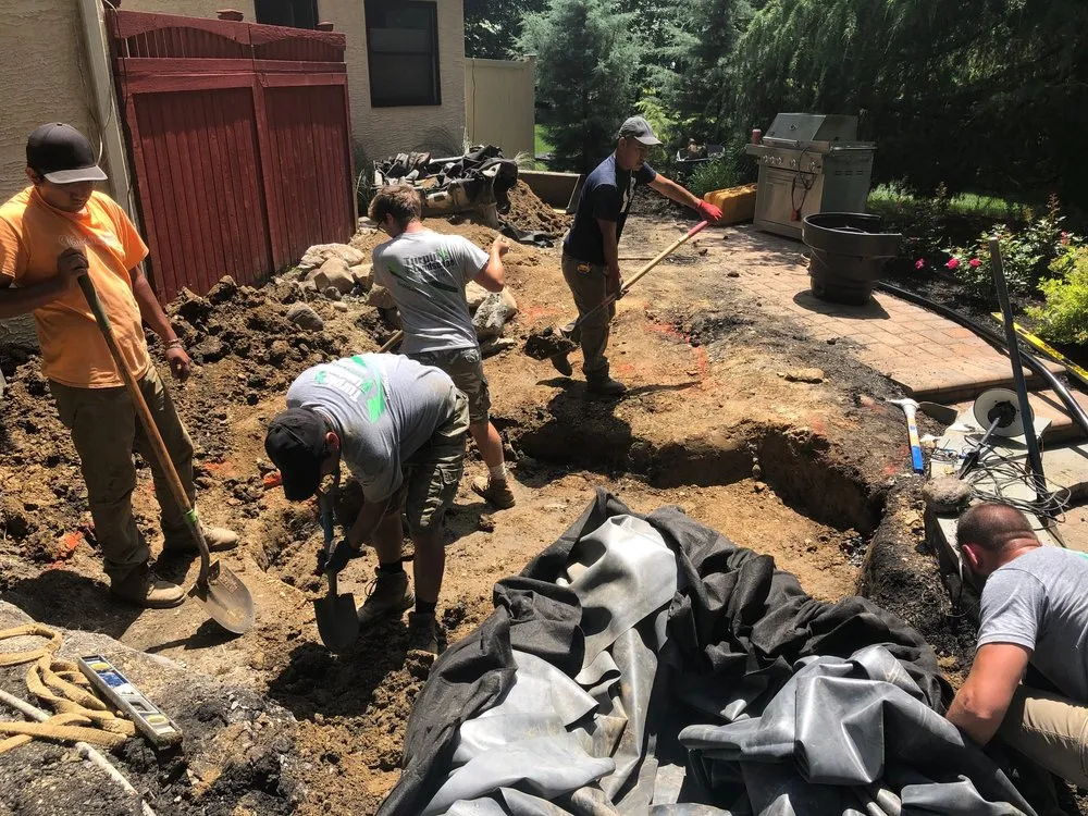 Top-rated outdoor landscaping for homes in Coatesville, PA by Turpin Landscape Design Build