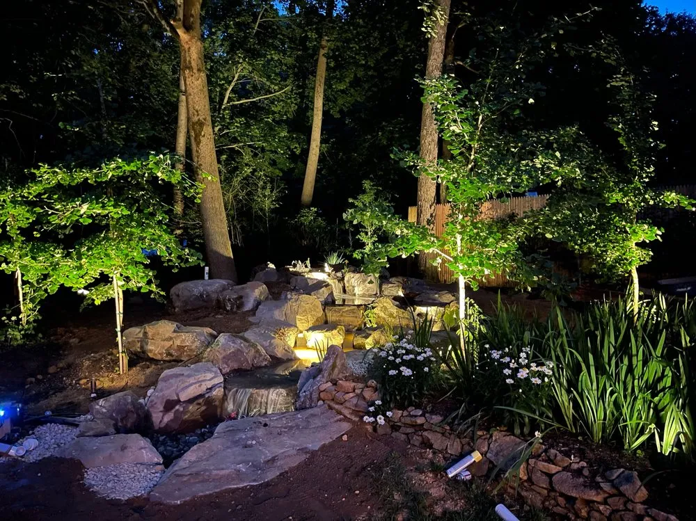 Professional outdoor landscaping for homes in Coatesville, PA by Turpin Landscape Design Build