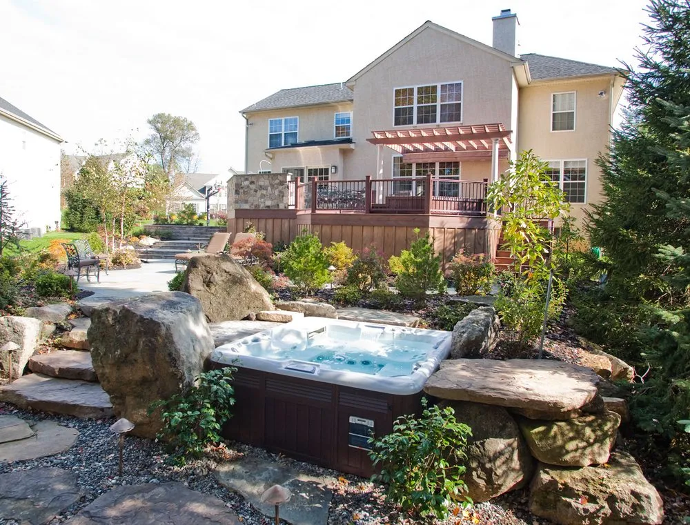 Custom yard cleanup service in Coatesville, PA by Turpin Landscape Design Build