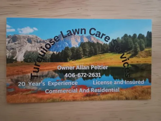 Turquoise Lawn Care Services Logo
