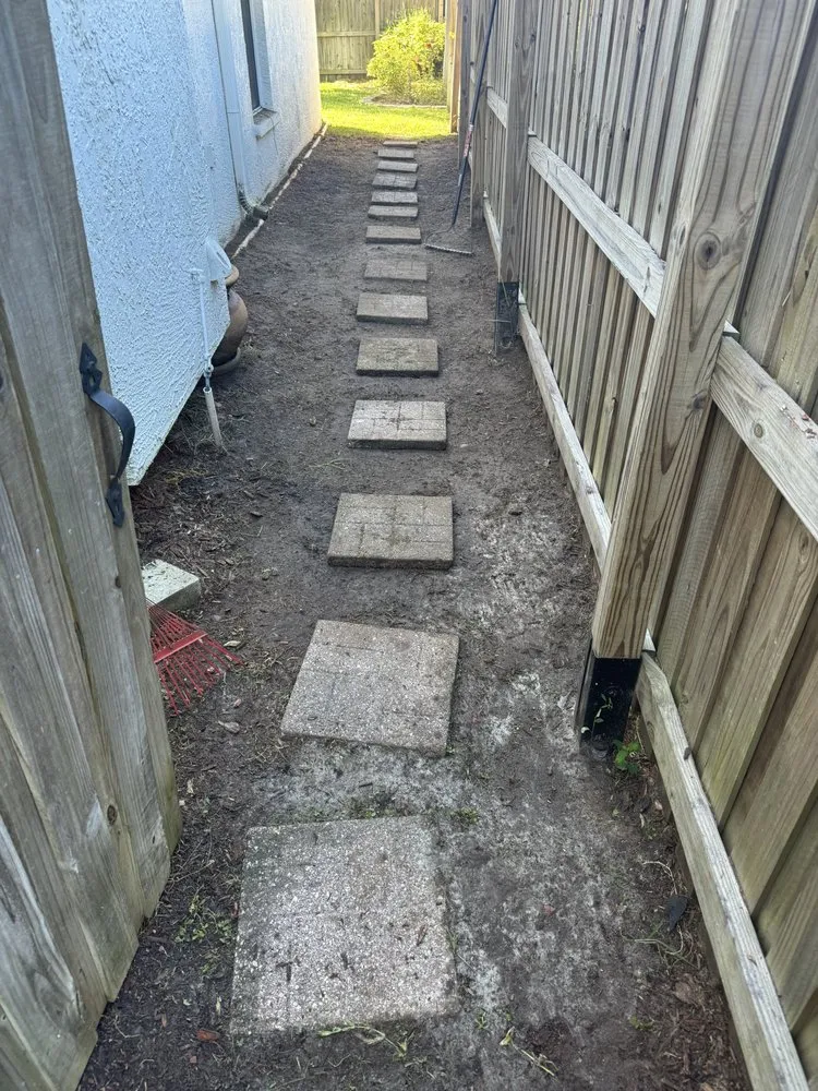 Professional yard cleanup service in Tampa, FL by Turtle Beach Landscape