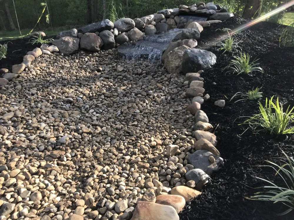 Custom landscape design in Circleville, OH by Turtle’s Mulching Service