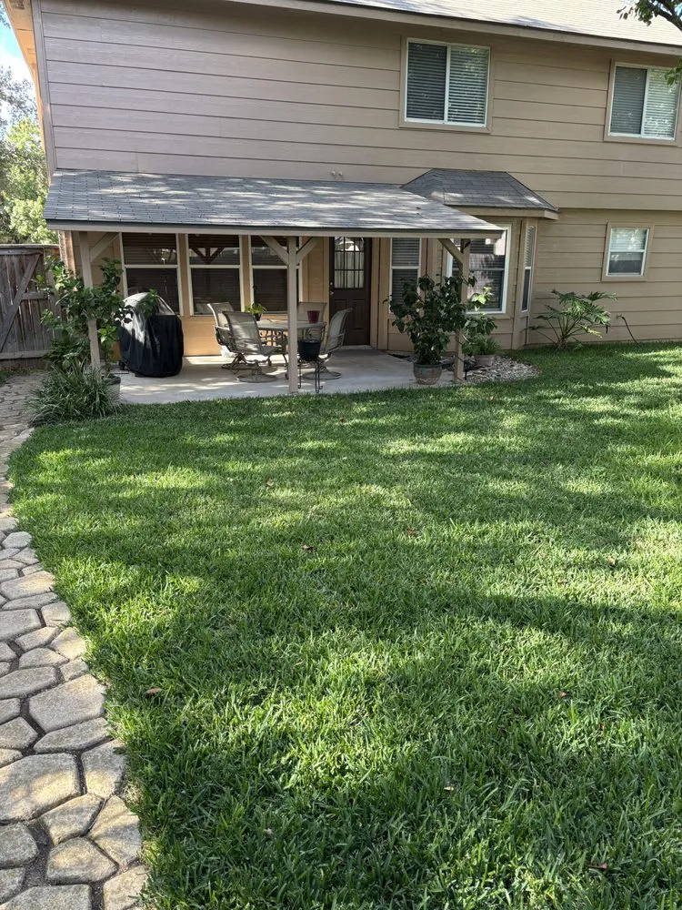 Top-rated landscape installation with custom design in San Antonio, TX by Tuscany Landscaping