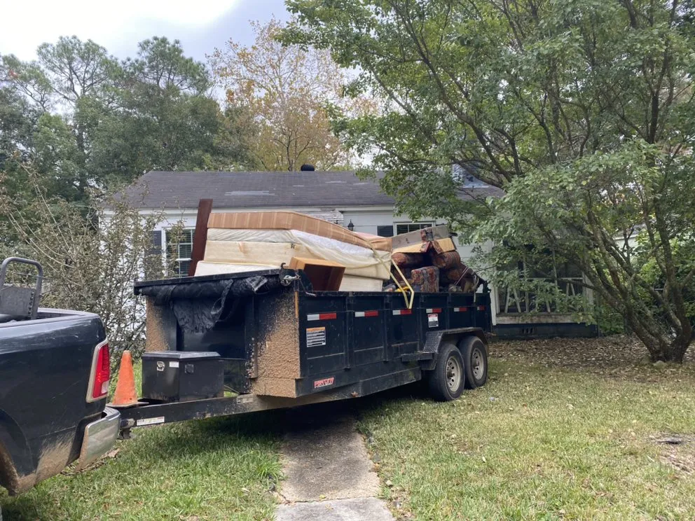 Professional lawn care service for residential properties in Mobile, AL by TV Dumpster/Debris Removal
