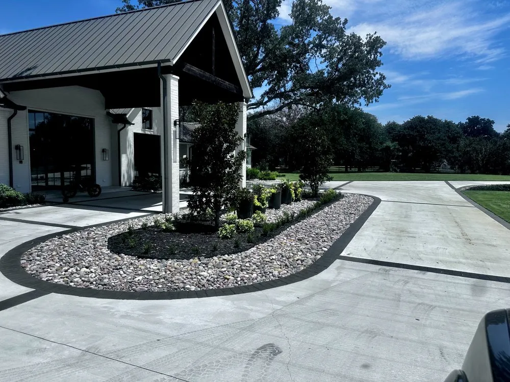 Professional yard cleanup service with custom design across Roanoke, TX - TW Construction