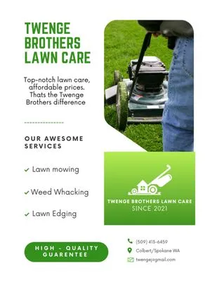 Twenge Brothers Lawn Care Logo