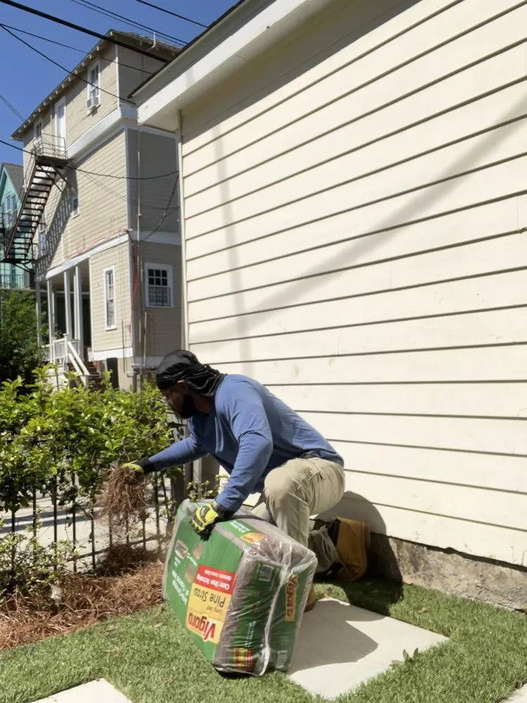 Local landscape installation in Chalmette, LA - Twenty and Done