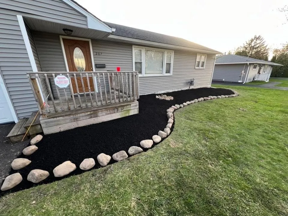 Custom landscape design in Nashville, NC by Twin Clippers Pro Landscaping