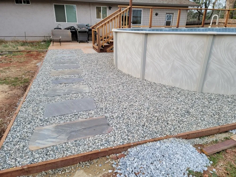 Affordable outdoor landscaping in Shasta Lake, CA by Twin Peak Services