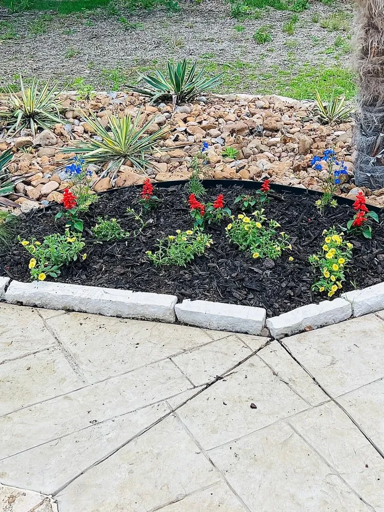 Local garden landscaping with custom design across McKinney, TX - TwinFarms Lawn & Landscape