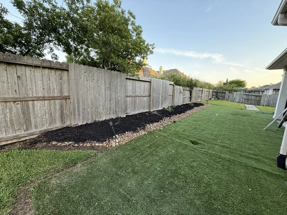 Professional yard cleanup service in Friendswood, TX by Twisted Landscaping