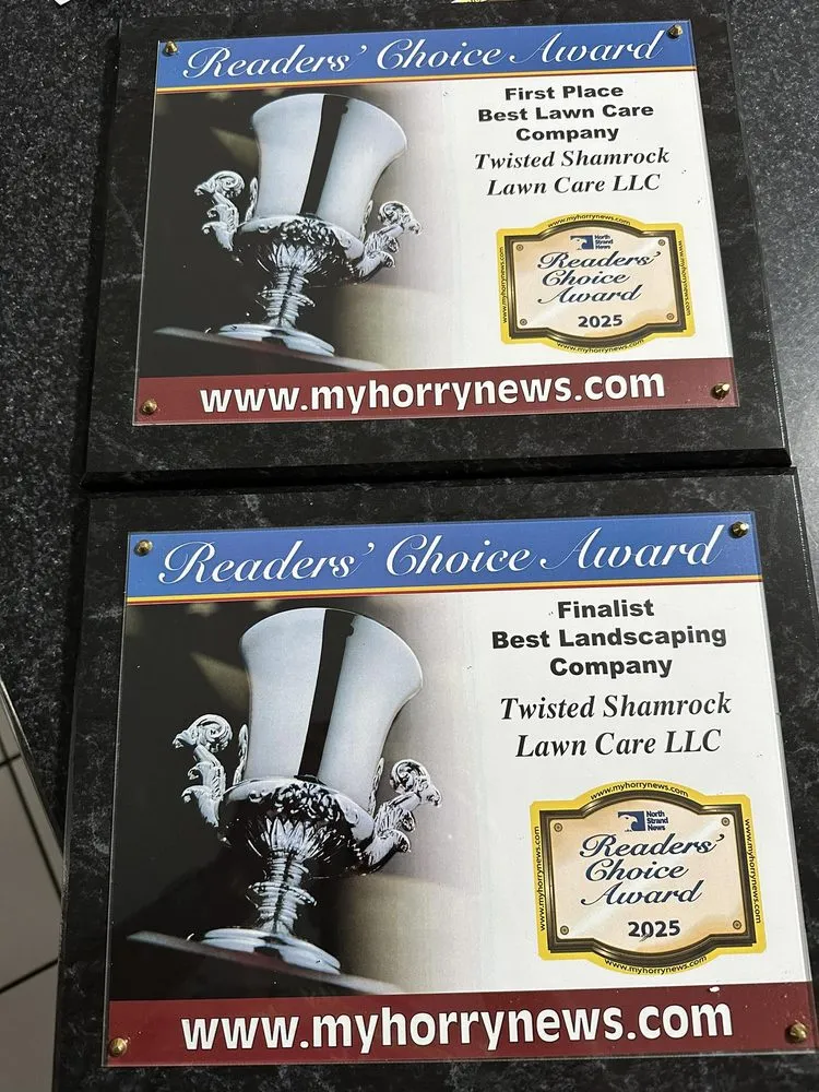 Local landscape design near you in Conway, SC by Twisted Shamrock Lawn Care