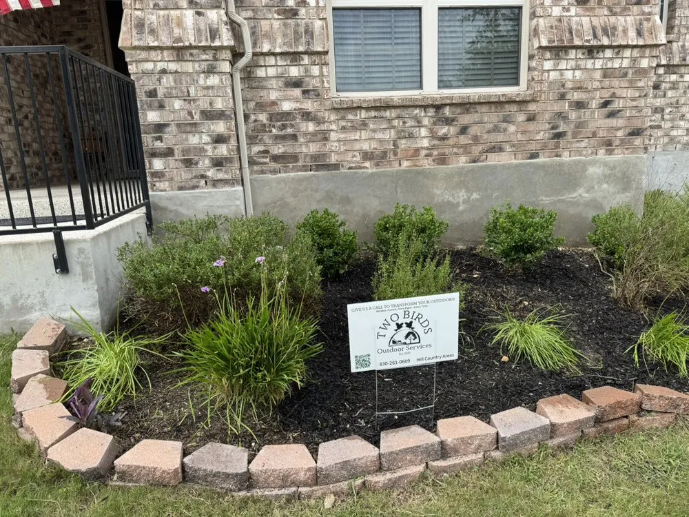 Reliable lawn mowing service in Boerne, TX by Two Birds Outdoor Services