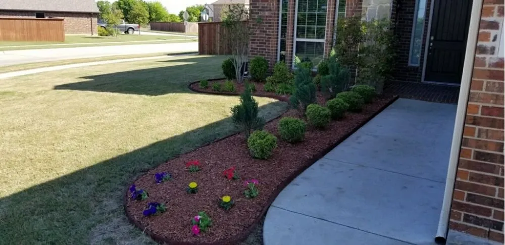 Local landscape design in Irving, TX by Two Brothers at work