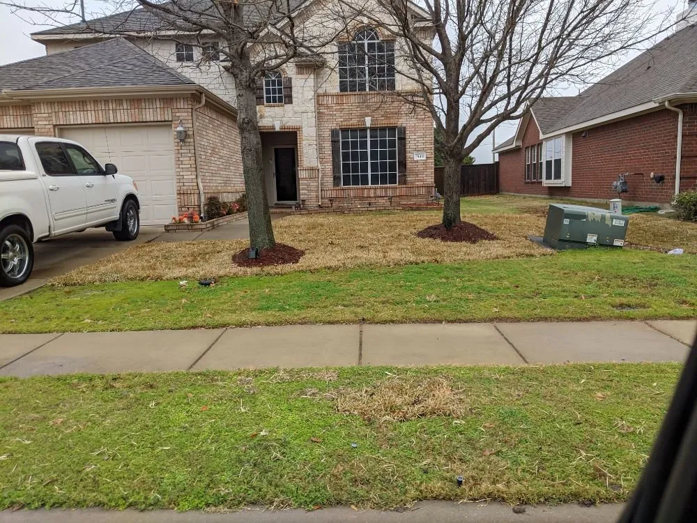 Trusted lawn mowing service in Irving, TX - Two Brothers at work