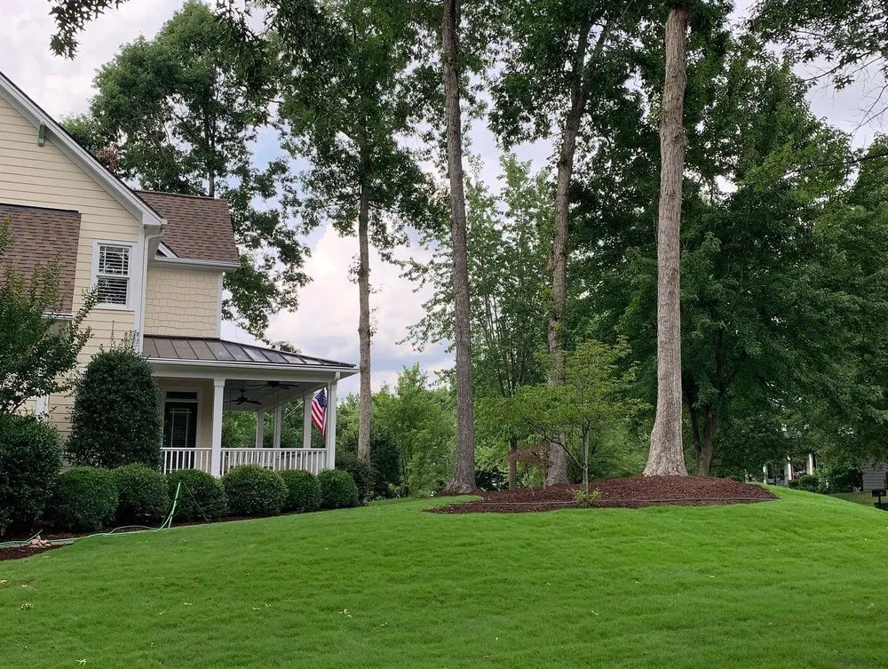 Local yard cleanup service for beautiful yards in Fuquay Varina, NC by Two Brothers Landscaping