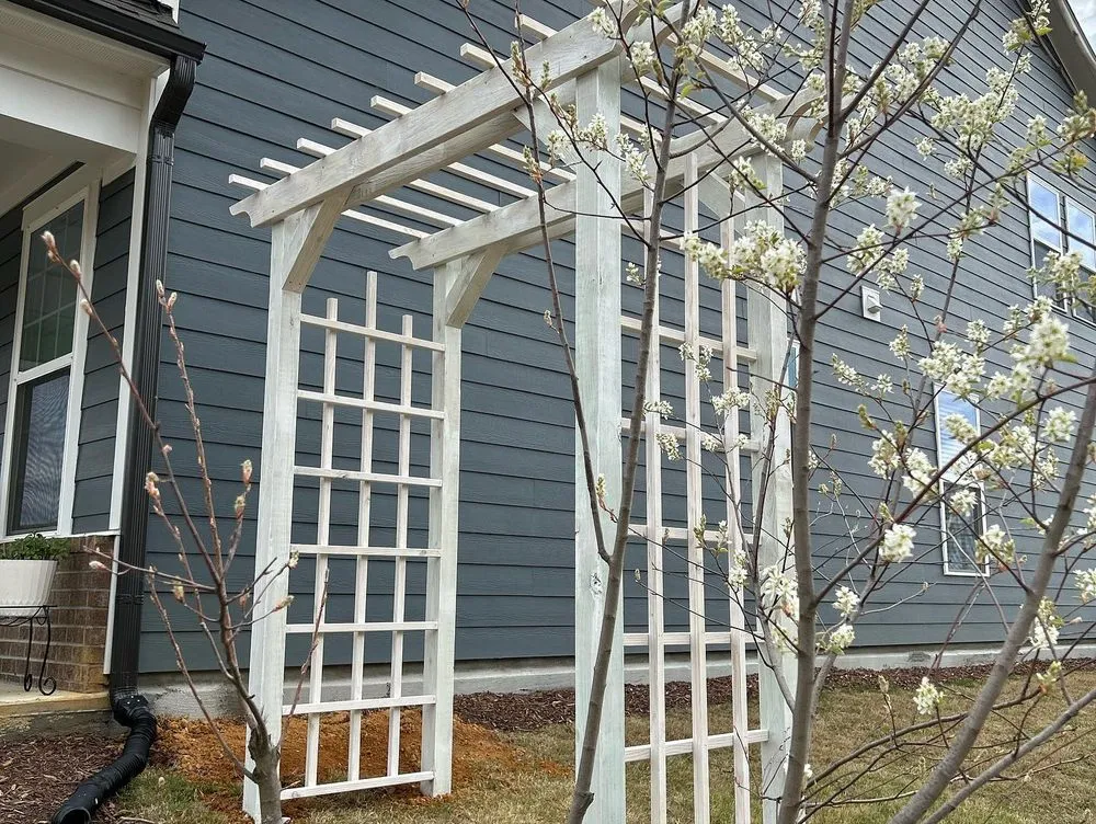 Local garden landscaping for homes in Fuquay Varina, NC by Two Brothers Landscaping