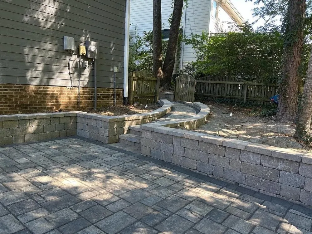 Professional outdoor landscaping in Fuquay Varina, NC by Two Brothers Landscaping