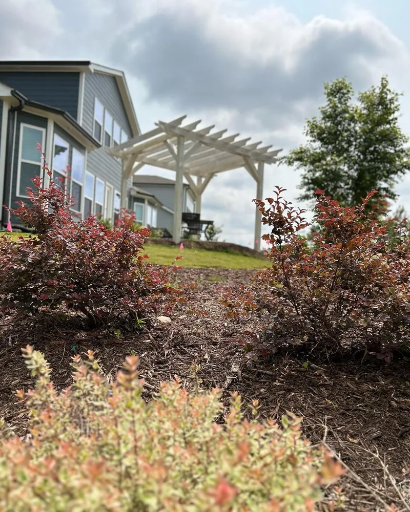 Custom residential landscaping in Fuquay Varina, NC by Two Brothers Landscaping