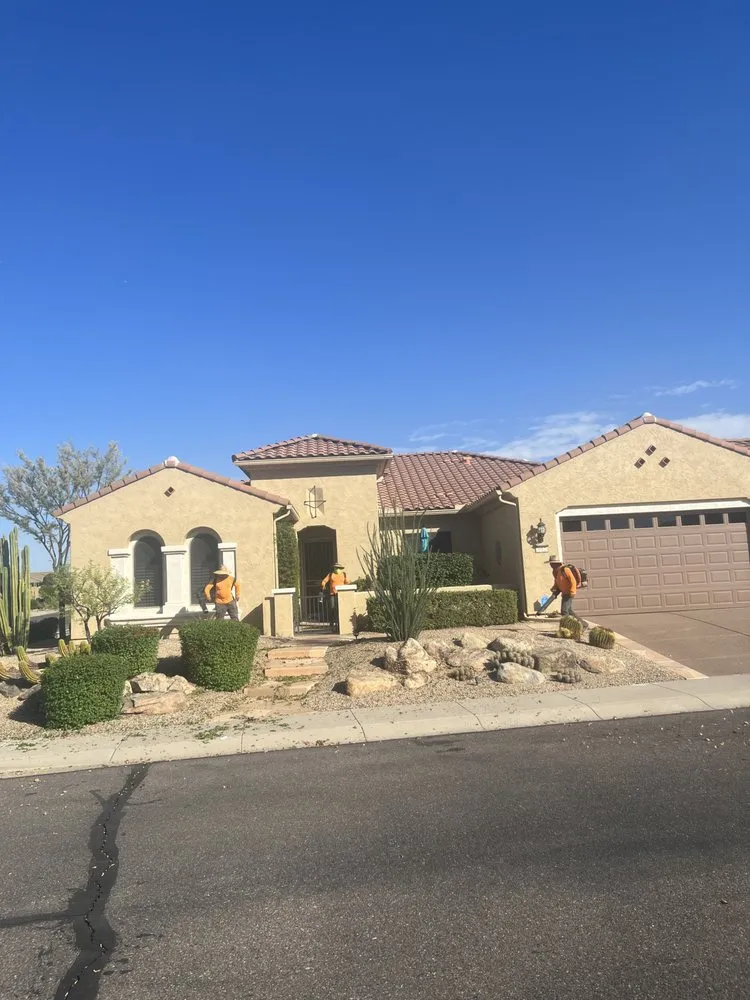 Custom yard maintenance with custom design across El Mirage, AZ - Two Brothers Landscaping Services