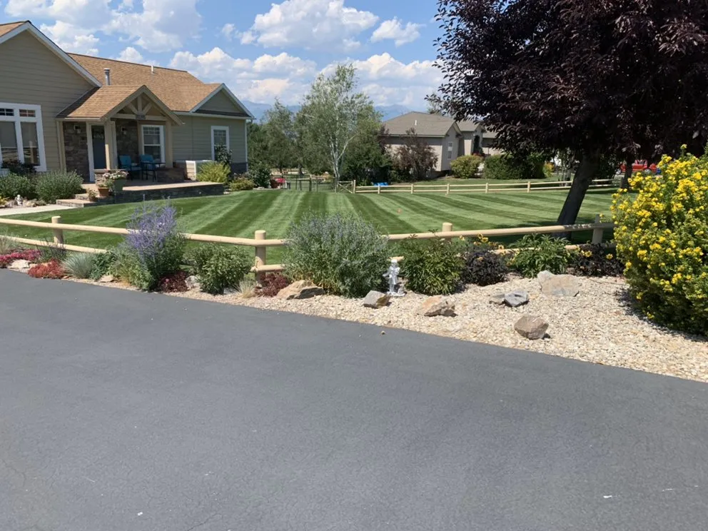 Custom landscape installation in Hamilton, MT - Two Brothers Lawn And Snow