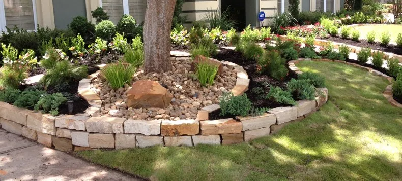 Custom outdoor landscaping in Charlotte, NC by Two Brothers Lawn Care