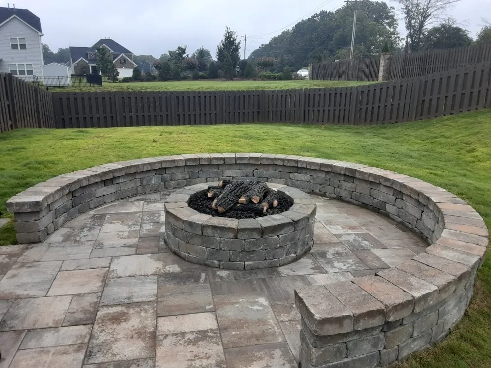 Reliable lawn mowing service for outdoor upgrades in Burlington, NC by Two Brothers Masons and Landscaping