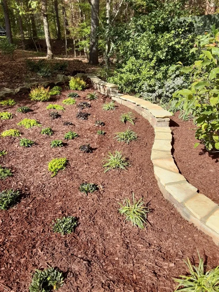 Custom lawn care service for year-round maintenance in Burlington, NC by Two Brothers Masons and Landscaping