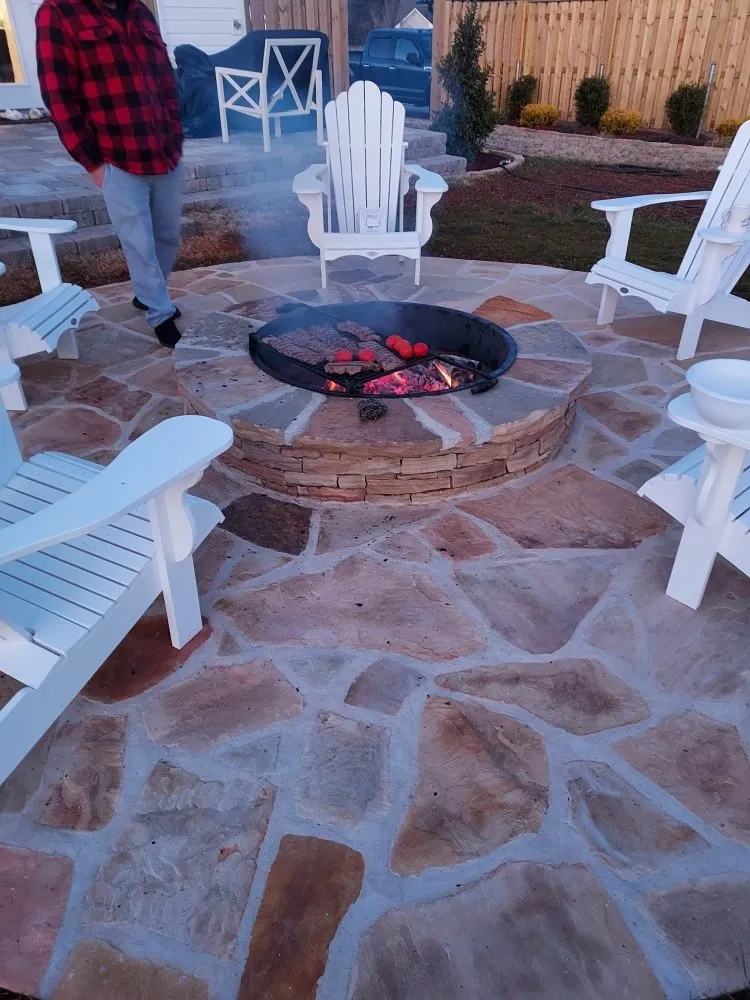 Professional garden landscaping for year-round maintenance in Burlington, NC by Two Brothers Masons and Landscaping