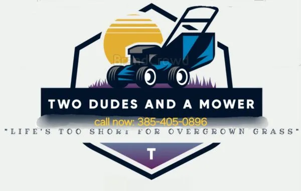 Two Dudes And A Mower Logo