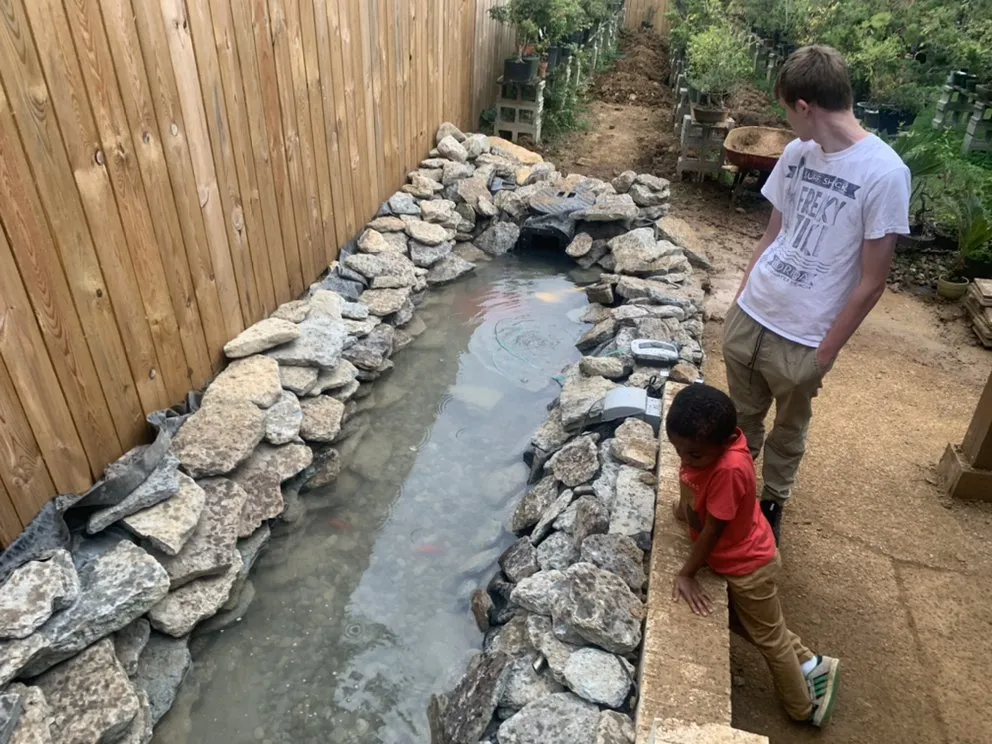 Affordable landscape installation in Louisville, KY - Two Fish