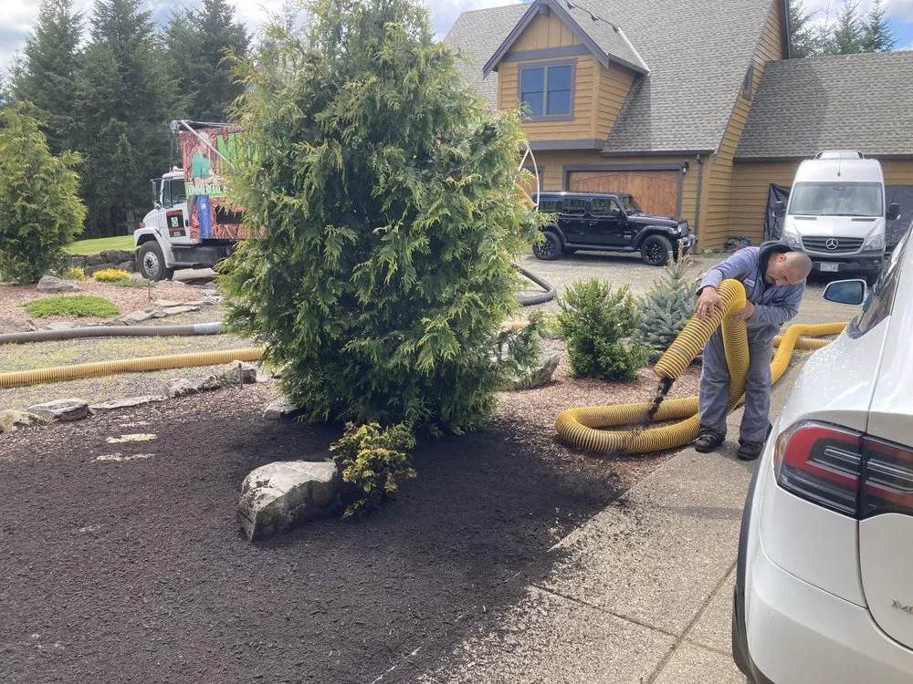 Custom lawn care service near you in Dayton, OR by Two Guys Bark Blowing