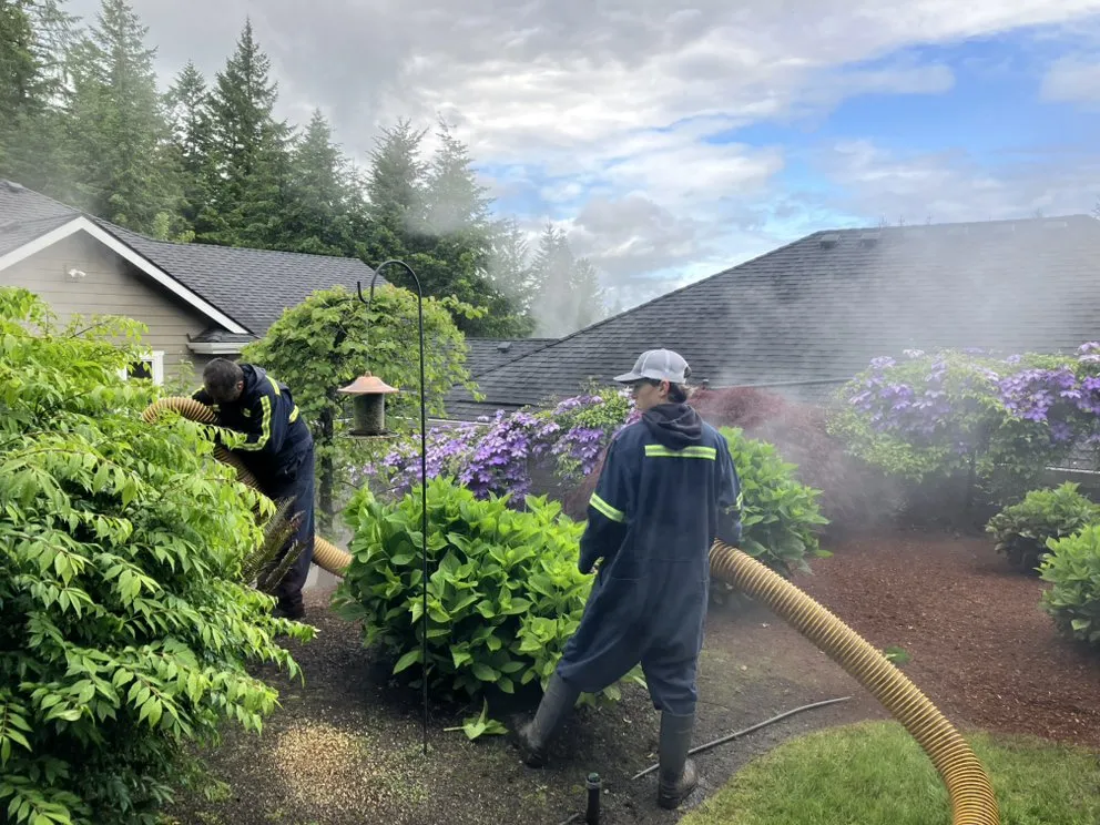 Reliable lawn mowing service in Dayton, OR by Two Guys Bark Blowing