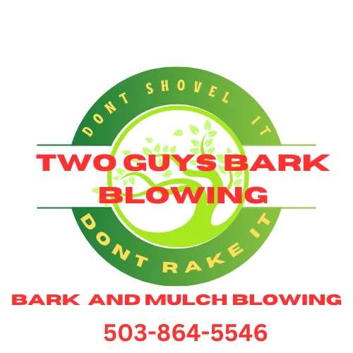 Local landscaping services for residential properties in Dayton, OR by Two Guys Bark Blowing