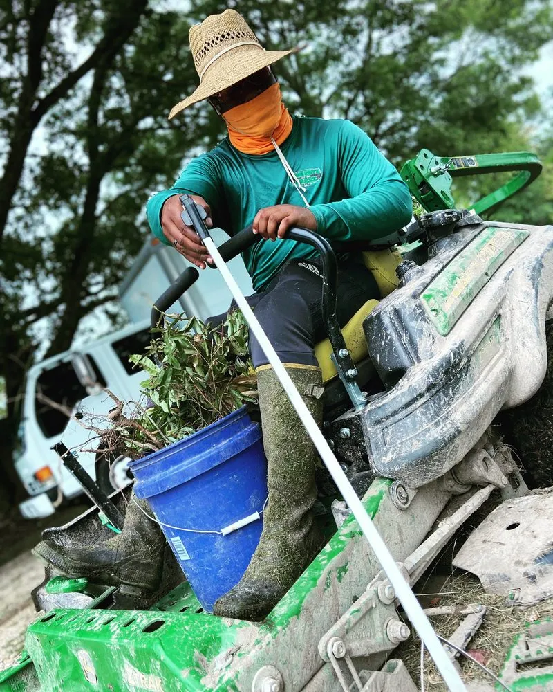 Affordable residential landscaping for homes in Ponchatoula, LA by Two Guys Plus