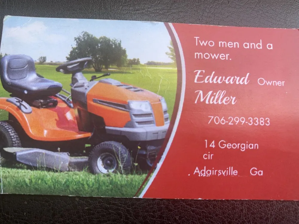 Affordable lawn care service in Adairsville, GA by Two men and a mower