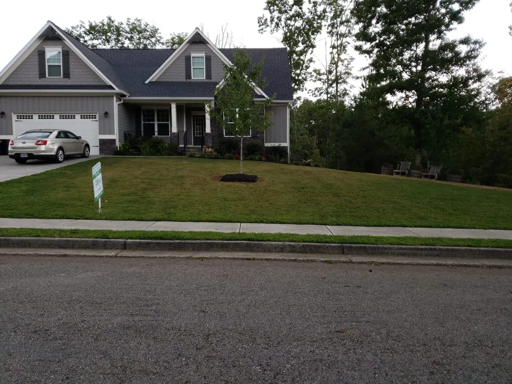 Expert yard cleanup service for year-round maintenance in Adairsville, GA by Two men and a mower